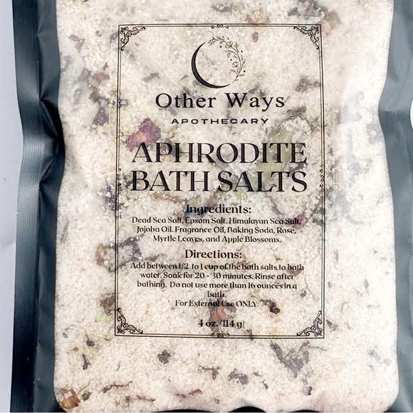 Aphrodite Ritual Bath Salts - Roses & Jasmine | 4oz - Picture 2 of 4